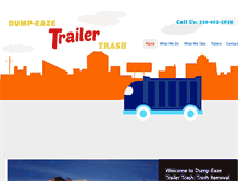 Tablet Screenshot of dumpeazetrailertrash.com